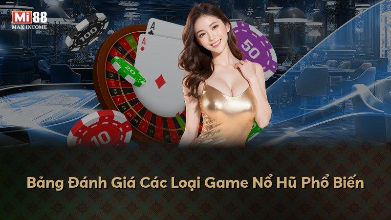 Bảng Đánh Giá Các Loại Game Nổ Hũ Phổ Biến