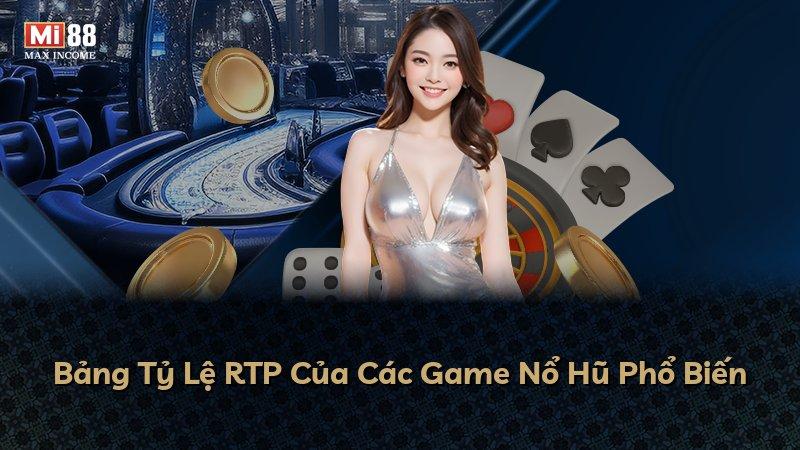 Bảng Tỷ Lệ RTP Của Các Game Nổ Hũ Phổ Biến